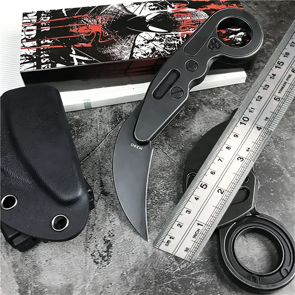 M390 Powder Mechanical Claw Knife Outdoor Survival CS GO Combat Hunting Knives Tactical Pocket Camping ring Knife Mini EDC Tools
M390 Powder Mechanical Claw Knife Outdoor Survival CS GO Combat Hunting Knives Tactical Pocket Camping ring Knife Mini EDC Tools