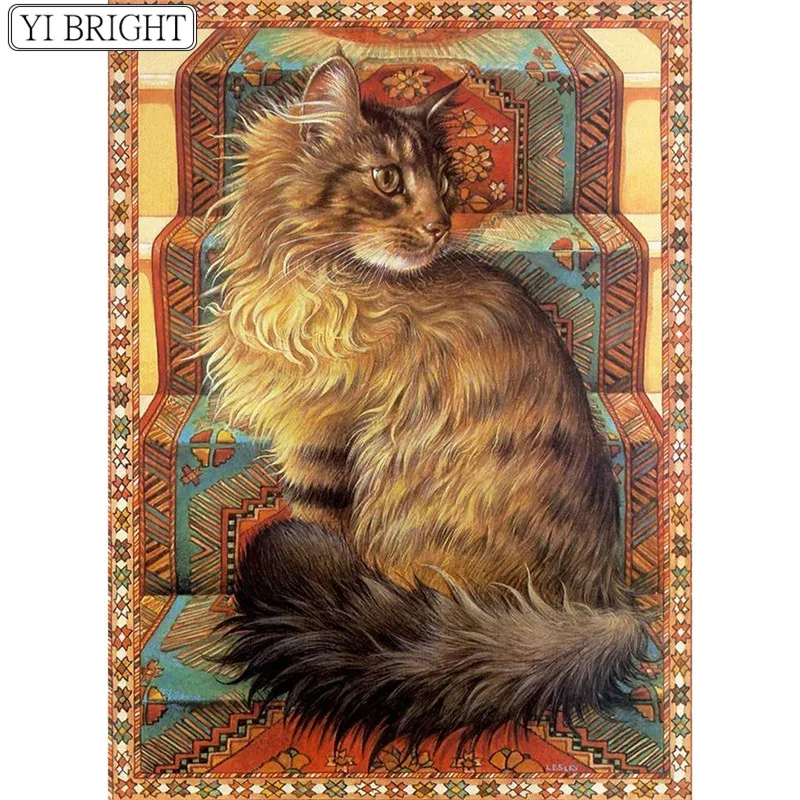 5D Diamond Painting Cross Stitch Animal Mosaic Diamond Embroidery Cat Full Round Rhinestone Craft Kit Home Decoration XY1
5D Diamond Painting Cross Stitch Animal Mosaic Diamond Embroidery Cat Full Round Rhinestone Craft Kit Home Decoration XY1