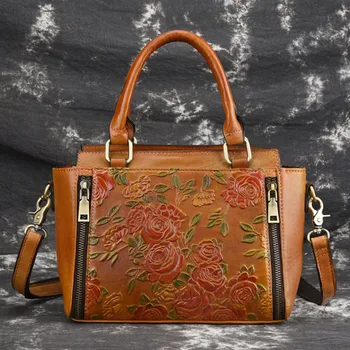 Vintage Embossed Leather Women Messenger Shoulder Top Handle Genuine Leather Bags Ladies Cross Body Tote Purse Handbags
Vintage Embossed Leather Women Messenger Shoulder Top Handle Genuine Leather Bags Ladies Cross Body Tote Purse Handbags