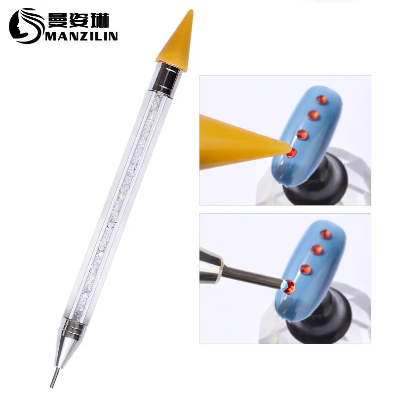 1Pcs Dual-ended Nail Dotting Pen Crystal Beads Handle Rhinestone Studs Picker Wax Pencil Manicure Nail Art Tool
1Pcs Dual-ended Nail Dotting Pen Crystal Beads Handle Rhinestone Studs Picker Wax Pencil Manicure Nail Art Tool