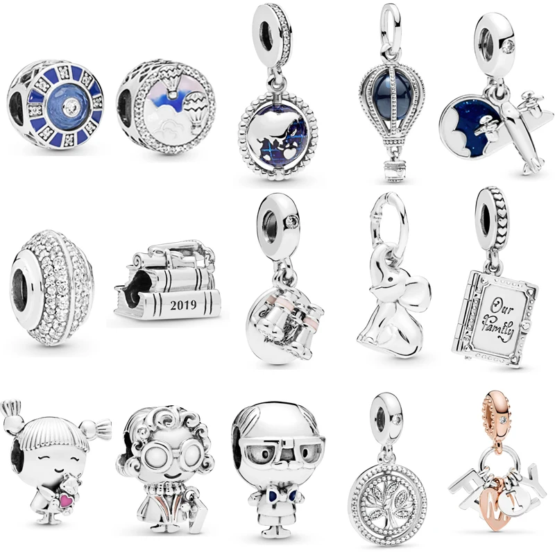 925 Sterling Silver Air Balloon Binoculars Dangle Charm Horsetail Girl Family Charm Fit Original Pandora Bracelet DIY Jewelry
925 Sterling Silver Air Balloon Binoculars Dangle Charm Horsetail Girl Family Charm Fit Original Pandora Bracelet DIY Jewelry