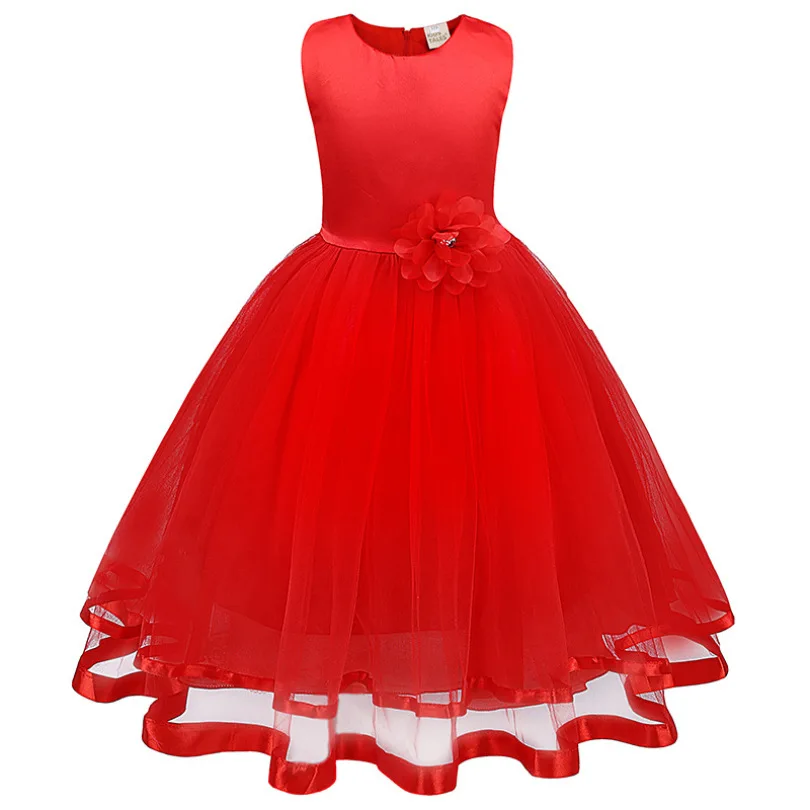 Fashion Lace Applique Children Elegante Evening Wedding Girl Flower Girl Dress Gown White Red Dress For Girls Cotton Party Girls
Fashion Lace Applique Children Elegante Evening Wedding Girl Flower Girl Dress Gown White Red Dress For Girls Cotton Party Girls