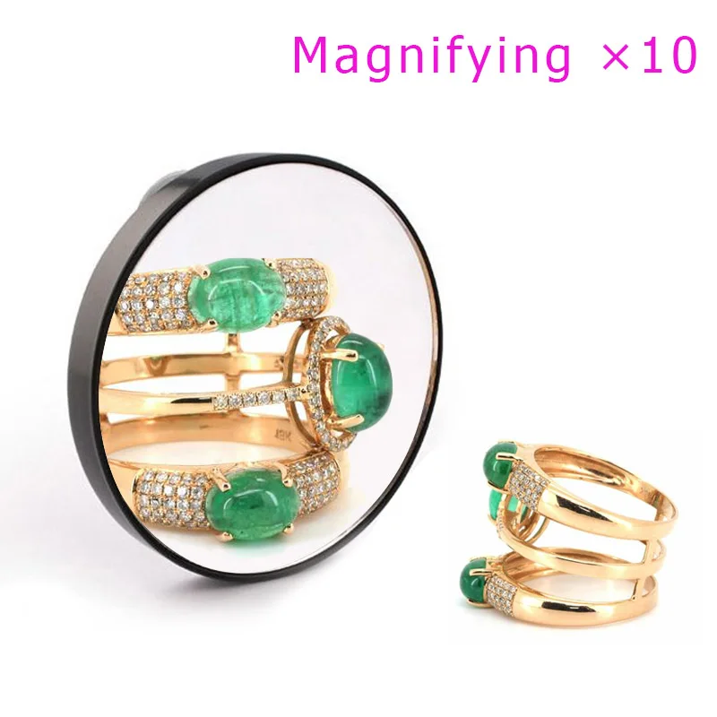 New 10X Magnifying Makeup Mirror With Two Suction Cups Round Mini Mirror Makeup Tools Portable Mirror Black Color HB88
New 10X Magnifying Makeup Mirror With Two Suction Cups Round Mini Mirror Makeup Tools Portable Mirror Black Color HB88