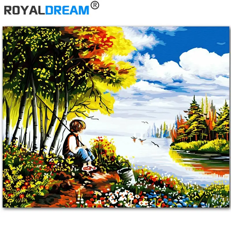 ROYALDREAM Cozy Fishing DIY Painting By Numbers Acrylic Paint By Numbers HandPainted Oil Painting On Canvas For Home Decor
ROYALDREAM Cozy Fishing DIY Painting By Numbers Acrylic Paint By Numbers HandPainted Oil Painting On Canvas For Home Decor