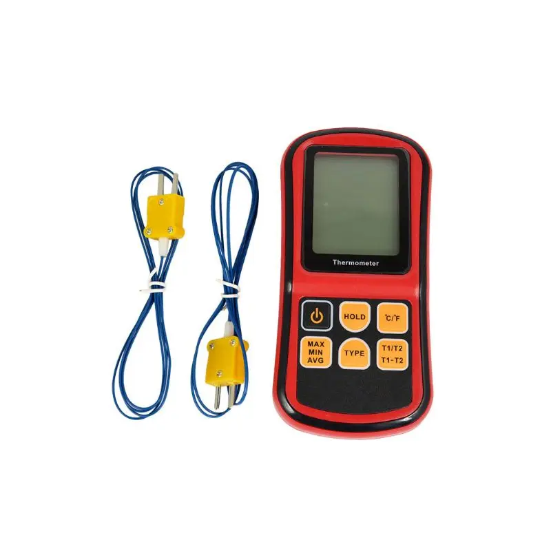 GM1312 -50~300 Degree Digital Thermocouple Thermometer Dual-channel Backlight Meter Tester For K/J/T/E/R/S/N LCD Termometro
GM1312 -50~300 Degree Digital Thermocouple Thermometer Dual-channel Backlight Meter Tester For K/J/T/E/R/S/N LCD Termometro