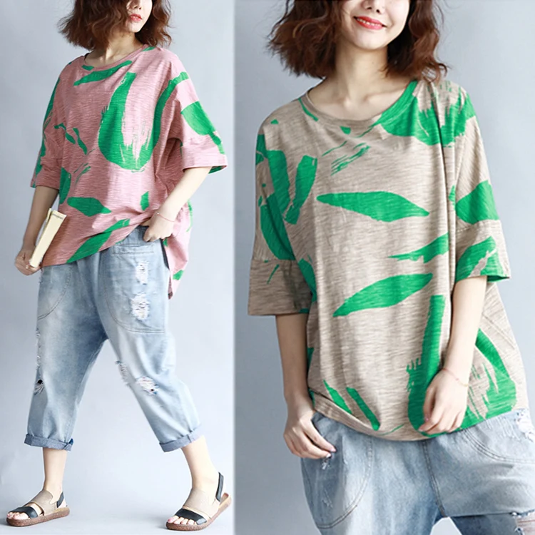 2018 New Arrival Summer Casual Print Large Size Medium-Long Cotton T-Shirt Women Short Sleeve O-Neck Slim Garments T1804192
2018 New Arrival Summer Casual Print Large Size Medium-Long Cotton T-Shirt Women Short Sleeve O-Neck Slim Garments T1804192