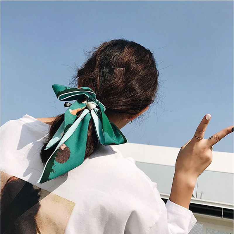 Green Fox Print Kerchief Foulard Scarf Women Fashion Headband Small Cute Neck Wraps Bag Handle Ribbons 95*6cm Wrist Accessories
Green Fox Print Kerchief Foulard Scarf Women Fashion Headband Small Cute Neck Wraps Bag Handle Ribbons 95*6cm Wrist Accessories