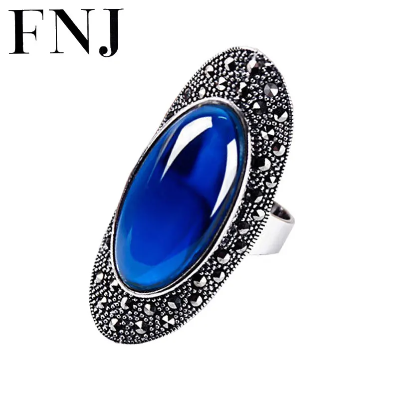 FNJ Ring 925 Sterling Silver Marcasite Green Yellow Black Stone Wedding Statement S925 Thai Silver Rings for Women
FNJ Ring 925 Sterling Silver Marcasite Green Yellow Black Stone Wedding Statement S925 Thai Silver Rings for Women