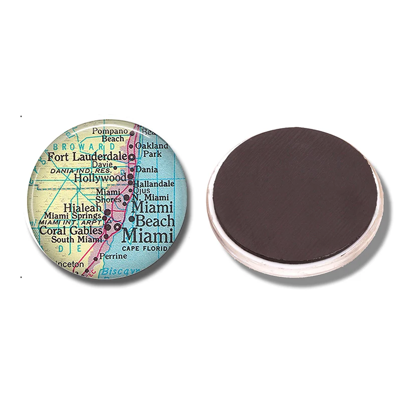 Miami Map 30MM Fridge Magnet Ft Lauderdale Coral Gables Map Glass Cabochon Magnetic Refrigerator Stickers Note Holder Home Decor
Miami Map 30MM Fridge Magnet Ft Lauderdale Coral Gables Map Glass Cabochon Magnetic Refrigerator Stickers Note Holder Home Decor