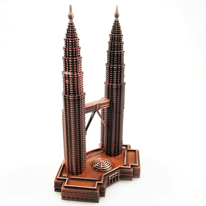 Classical 3D Handmade Tower Model Twin Tower Decoration Petrons Tower Dispaly Metal Construction Model KLCC Ornament Artwork Toy
Classical 3D Handmade Tower Model Twin Tower Decoration Petrons Tower Dispaly Metal Construction Model KLCC Ornament Artwork Toy