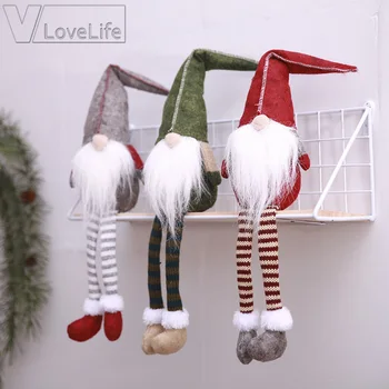 Christmas Cute Sitting Long-legged Santa Claus Doll Scandinavian Gnome Plush Christmas Ornaments Desktop DIY Craft Kids gifts
Christmas Cute Sitting Long-legged Santa Claus Doll Scandinavian Gnome Plush Christmas Ornaments Desktop DIY Craft Kids gifts