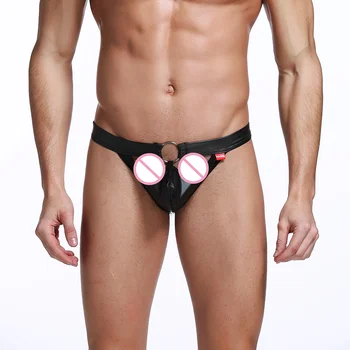 AIIOU Sexy Mens Hot Bikini Imitation Leather Underwear Thongs G Strings Pouch Jockstrap Gay Exotic Men's Thongs Homme Underwear
AIIOU Sexy Mens Hot Bikini Imitation Leather Underwear Thongs G Strings Pouch Jockstrap Gay Exotic Men's Thongs Homme Underwear