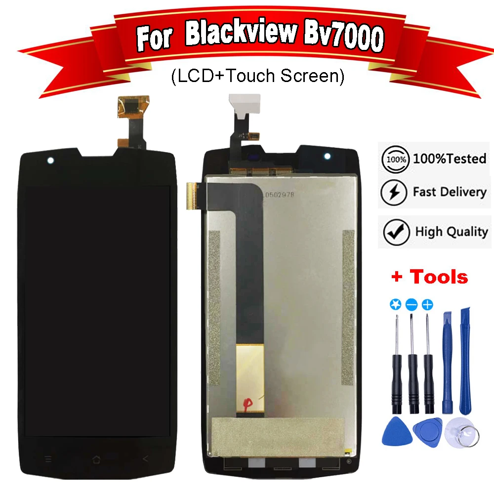For Blackview BV7000 LCD Display + Touch Screen Without Frame 100% Screen Digitizer Assembly bv 7000 Pro+Tools
For Blackview BV7000 LCD Display + Touch Screen Without Frame 100% Screen Digitizer Assembly bv 7000 Pro+Tools