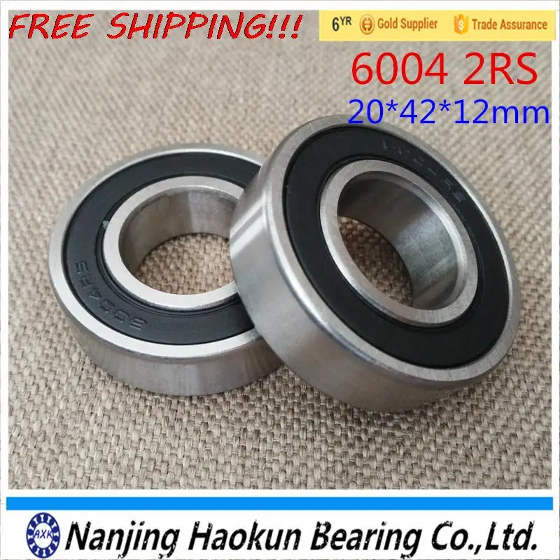 Free Shipping 10pcs Deep groove ball bearings 6004 2rs 6004rs bearing
Free Shipping 10pcs Deep groove ball bearings 6004 2rs 6004rs bearing