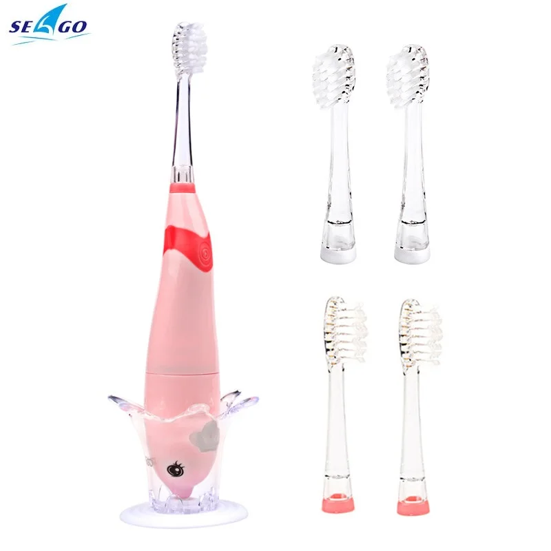 Sonic Cartoon Dolphin Baby Music Electric Toothbrush LED Teeth Brush Care Timer Brush Oral Hygiene with 4pcs Replacement Head
Sonic Cartoon Dolphin Baby Music Electric Toothbrush LED Teeth Brush Care Timer Brush Oral Hygiene with 4pcs Replacement Head