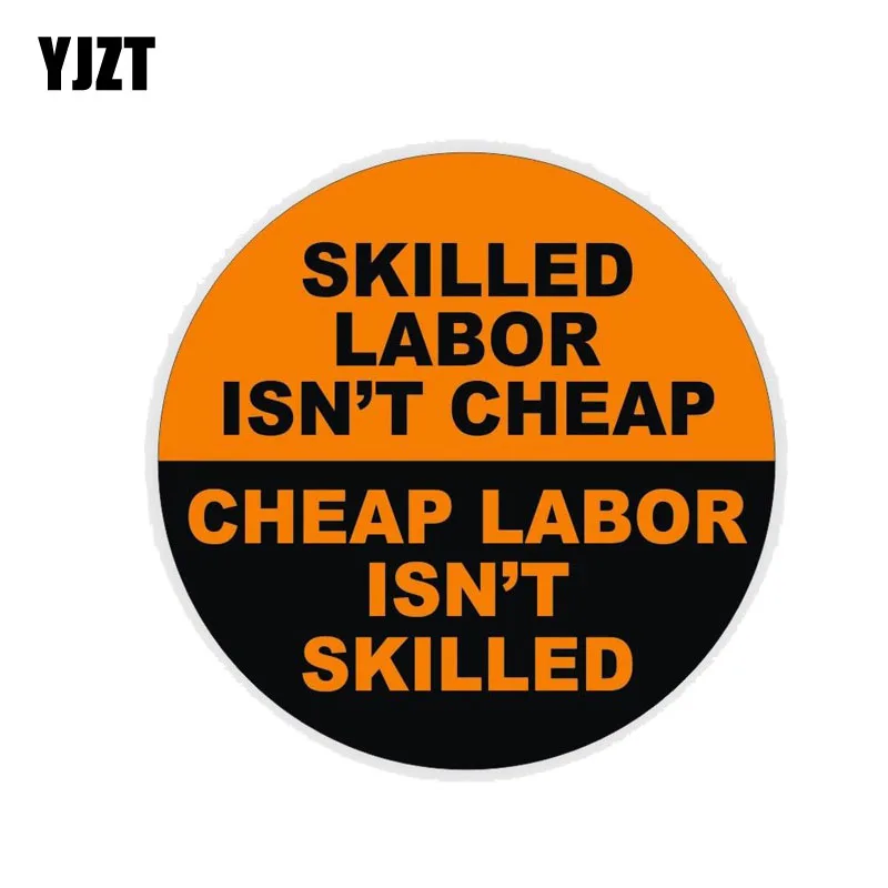 YJZT 16CM*16CM Personality CHEAP LABOR ISN'T SKILLED Car Sticker Decal PVC 12-0431
YJZT 16CM*16CM Personality CHEAP LABOR ISN'T SKILLED Car Sticker Decal PVC 12-0431