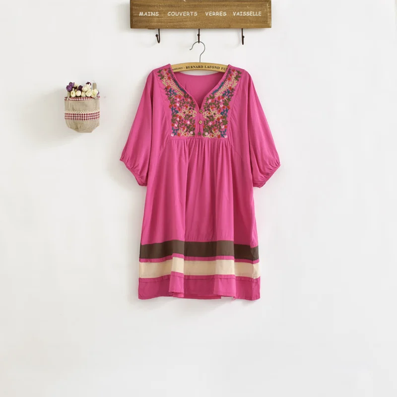 OVESPORT Casual Embroidery Summer Dress 2019 Elegan Half Square Collar Mini Dress Church Party Ladies Loose Plus Size Vestidos
OVESPORT Casual Embroidery Summer Dress 2019 Elegan Half Square Collar Mini Dress Church Party Ladies Loose Plus Size Vestidos