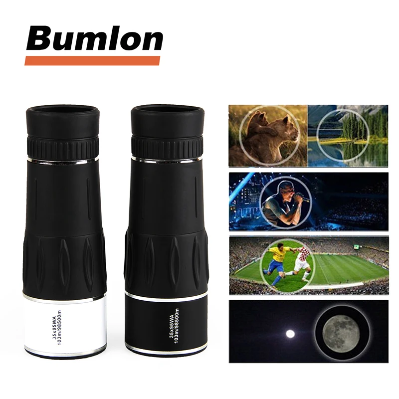 HD Telescope Monocular zoom 35X95 103/98500m Telescope for Hunting Travel Bird Watching Concert HT38-0009
HD Telescope Monocular zoom 35X95 103/98500m Telescope for Hunting Travel Bird Watching Concert HT38-0009