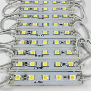 1000pcs SMD 5050 LED module waterproof LED back light module for sign letters DC12V 1.2W 5 led 75mm*12mm CE ROHS 20pcs/string
1000pcs SMD 5050 LED module waterproof LED back light module for sign letters DC12V 1.2W 5 led 75mm*12mm CE ROHS 20pcs/string
