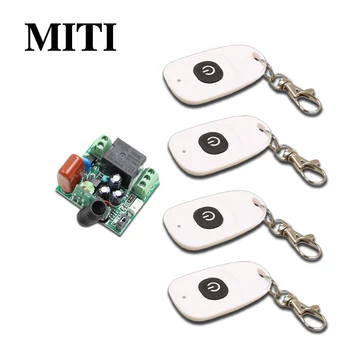 Smart Home New AC220V Mini 1Channel Wireless Relay Remote Control Light Switch RF Receiver with 4pcs Transmitter
Smart Home New AC220V Mini 1Channel Wireless Relay Remote Control Light Switch RF Receiver with 4pcs Transmitter