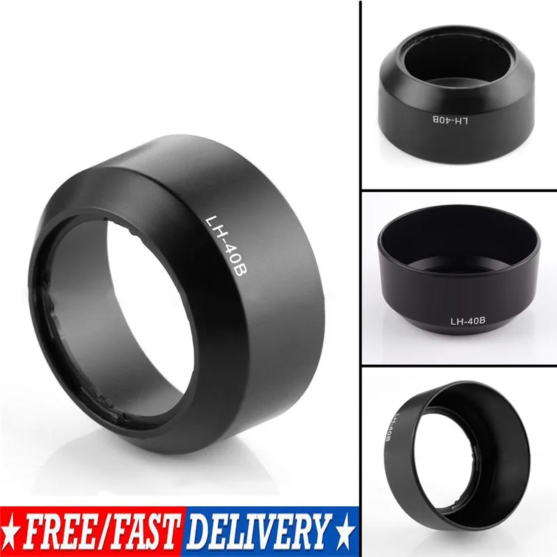 NEW LH-40B Camera Lens Hoods For Olympus M.ZUIKO DIGITAL 45mm f/1.8 Lens in Black Protect the Lens
NEW LH-40B Camera Lens Hoods For Olympus M.ZUIKO DIGITAL 45mm f/1.8 Lens in Black Protect the Lens