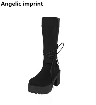 Angelic imprint mori girl Women motorcycle punk boots lady high heels lolita shoes woman princess dress party pumps 8cm 35-40 39
Angelic imprint mori girl Women motorcycle punk boots lady high heels lolita shoes woman princess dress party pumps 8cm 35-40 39
