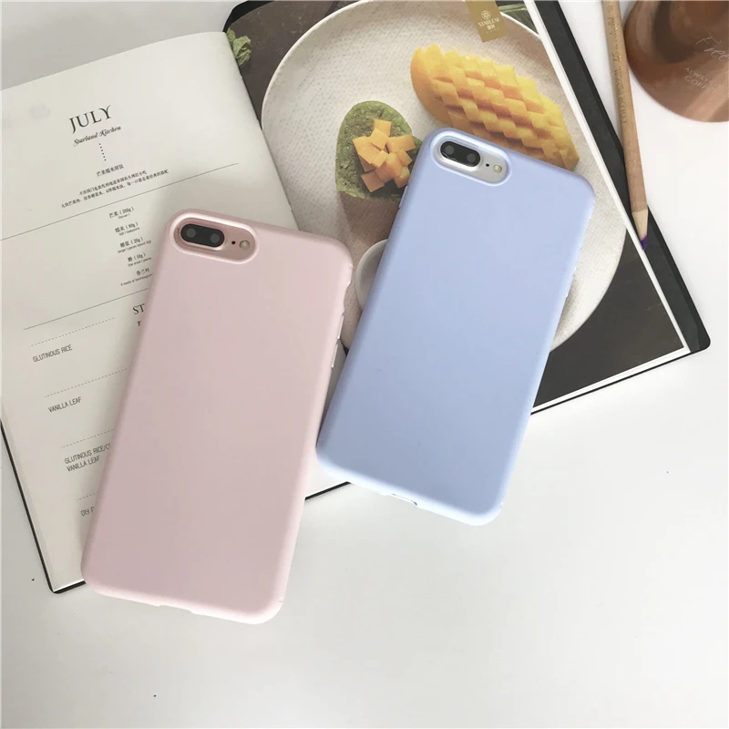 Simple Fashion Soft TPU Phone Case for iPhone X XS Max XR 7 8 Plus 6 S 6S 5 5S SE Coque Cute Candy Color Silicone Couples Cover
Simple Fashion Soft TPU Phone Case for iPhone X XS Max XR 7 8 Plus 6 S 6S 5 5S SE Coque Cute Candy Color Silicone Couples Cover