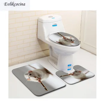 Free Shipping 3pcs Mouse Playing Flute Banyo Bathroom Carpet Toilet Bath Mat Set Non Slip Pad Tapis Salle De Bain Alfombra Bano
Free Shipping 3pcs Mouse Playing Flute Banyo Bathroom Carpet Toilet Bath Mat Set Non Slip Pad Tapis Salle De Bain Alfombra Bano
