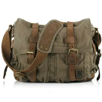 Men's Casual Canvas Shoulder Bag Laptop Computer Multi-layer Travel Satchel Cross Body Tote Large Capacity Of Bags Multifunction
Men's Casual Canvas Shoulder Bag Laptop Computer Multi-layer Travel Satchel Cross Body Tote Large Capacity Of Bags Multifunction