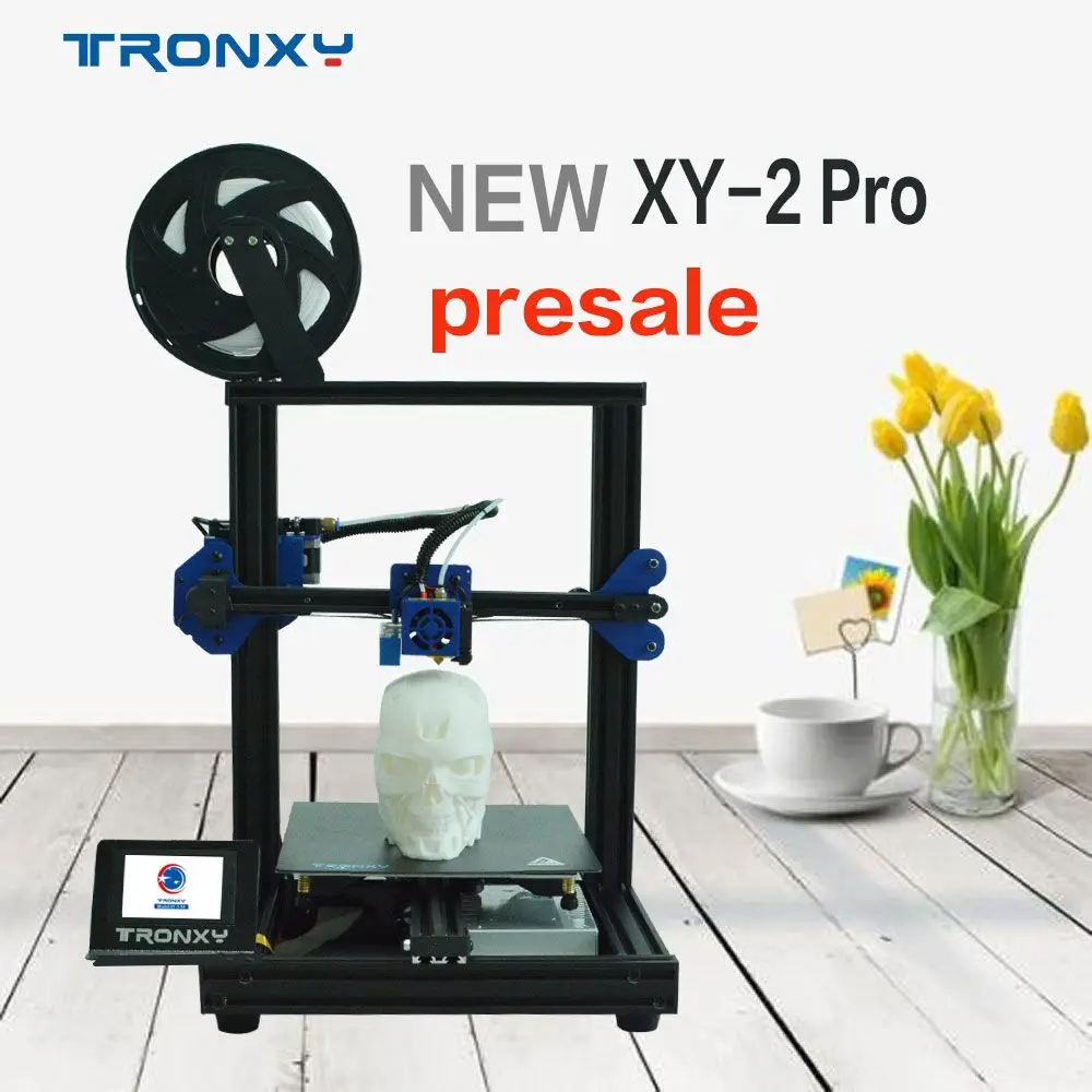 Tronxy XY-2 PRO Titan Extruder Can Print PTU Tronxy New Design Fast Assembly XY-2 Pro with Auto Leveling 3.5 inch touch screen
Tronxy XY-2 PRO Titan Extruder Can Print PTU Tronxy New Design Fast Assembly XY-2 Pro with Auto Leveling 3.5 inch touch screen