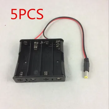 5pcs/lot 18650 Battery Case Box Holder for 4x 18650 with 5.5*2.1mm DC Power Plug
5pcs/lot 18650 Battery Case Box Holder for 4x 18650 with 5.5*2.1mm DC Power Plug