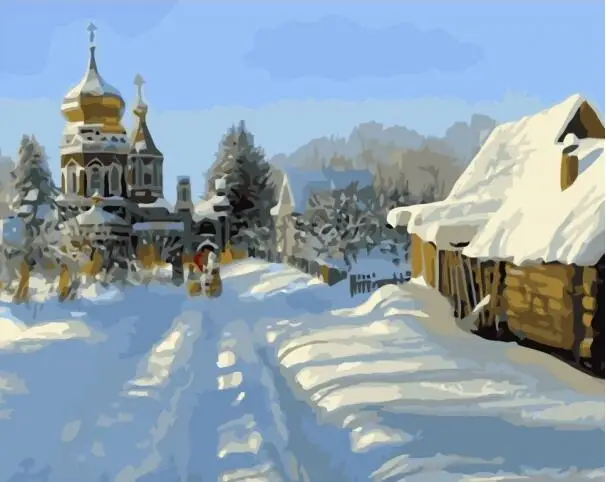 MaHuaf-W1218 winter road Set for painting by numbers on canvas wall pictures for living room
MaHuaf-W1218 winter road Set for painting by numbers on canvas wall pictures for living room