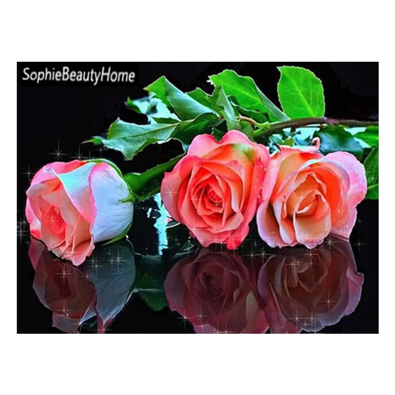 Sophie beauty home 5D DIY full drill cross stitch red rose diamond embroidery mosaic home wall decoration
Sophie beauty home 5D DIY full drill cross stitch red rose diamond embroidery mosaic home wall decoration