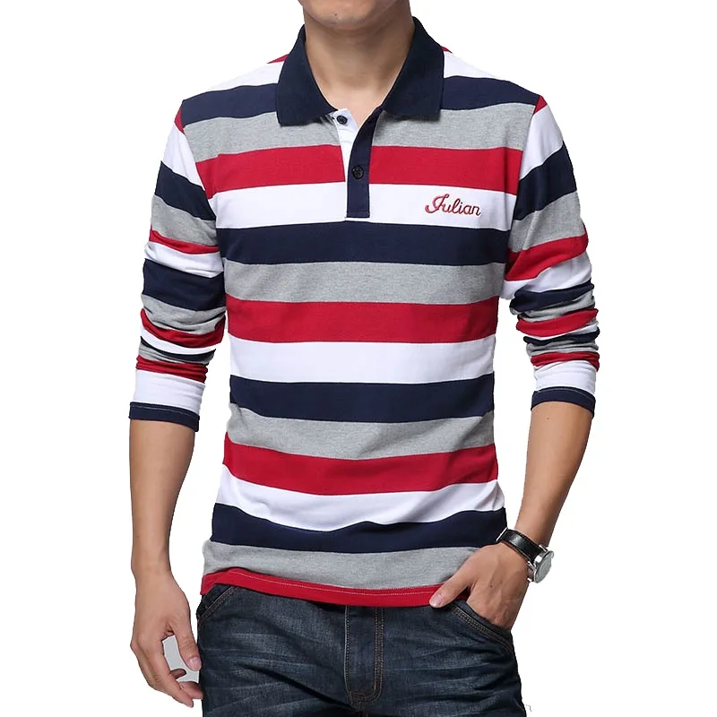 ICPANS Polo Shirt Men Long Sleeve Cotton Striped Pattern Letters Print Casual Men Polo Shirt Slim Fit Tops Tee Plus Size 4XL 5XL
ICPANS Polo Shirt Men Long Sleeve Cotton Striped Pattern Letters Print Casual Men Polo Shirt Slim Fit Tops Tee Plus Size 4XL 5XL
