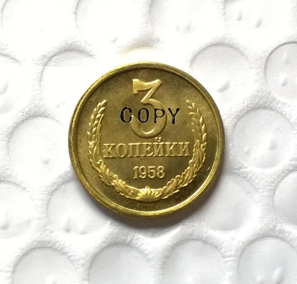 1958 RUSSIA 3 KOPEKS COIN COPY commemorative coins-replica coins medal coins collectibles
1958 RUSSIA 3 KOPEKS COIN COPY commemorative coins-replica coins medal coins collectibles