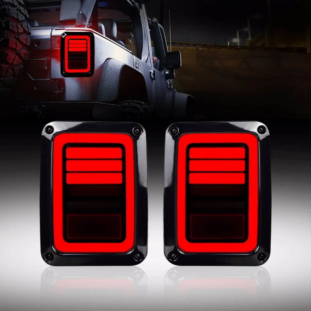 USA/EU edition reverser brake turn signal LED Tail Lights Lamp Rear Assemblies for Jeep Wrangler JK 2&4 Door 2007-2017 DOT E9
USA/EU edition reverser brake turn signal LED Tail Lights Lamp Rear Assemblies for Jeep Wrangler JK 2&4 Door 2007-2017 DOT E9