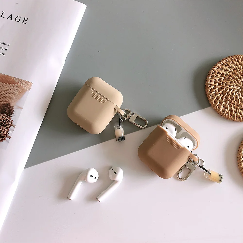 Cute Cartoon Milk Tea Keychain Silicone Case for Apple Airpods Case Protective Cover Bluetooth Earphone Case Key Ring Gifts
Cute Cartoon Milk Tea Keychain Silicone Case for Apple Airpods Case Protective Cover Bluetooth Earphone Case Key Ring Gifts