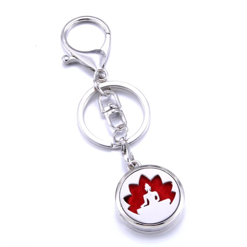 Buddha pattern stainless steel aromatherapy key chain perfume diffuser keychain aroma diffuser charm Hanging ornament
Buddha pattern stainless steel aromatherapy key chain perfume diffuser keychain aroma diffuser charm Hanging ornament