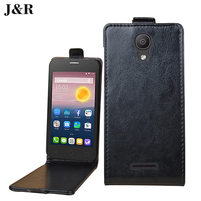 Чехол для Alcatel 5010D флип чехол Кожаный One Touch Pixi 4 OT 5010 5 0 дюймов сзади крышка телефон