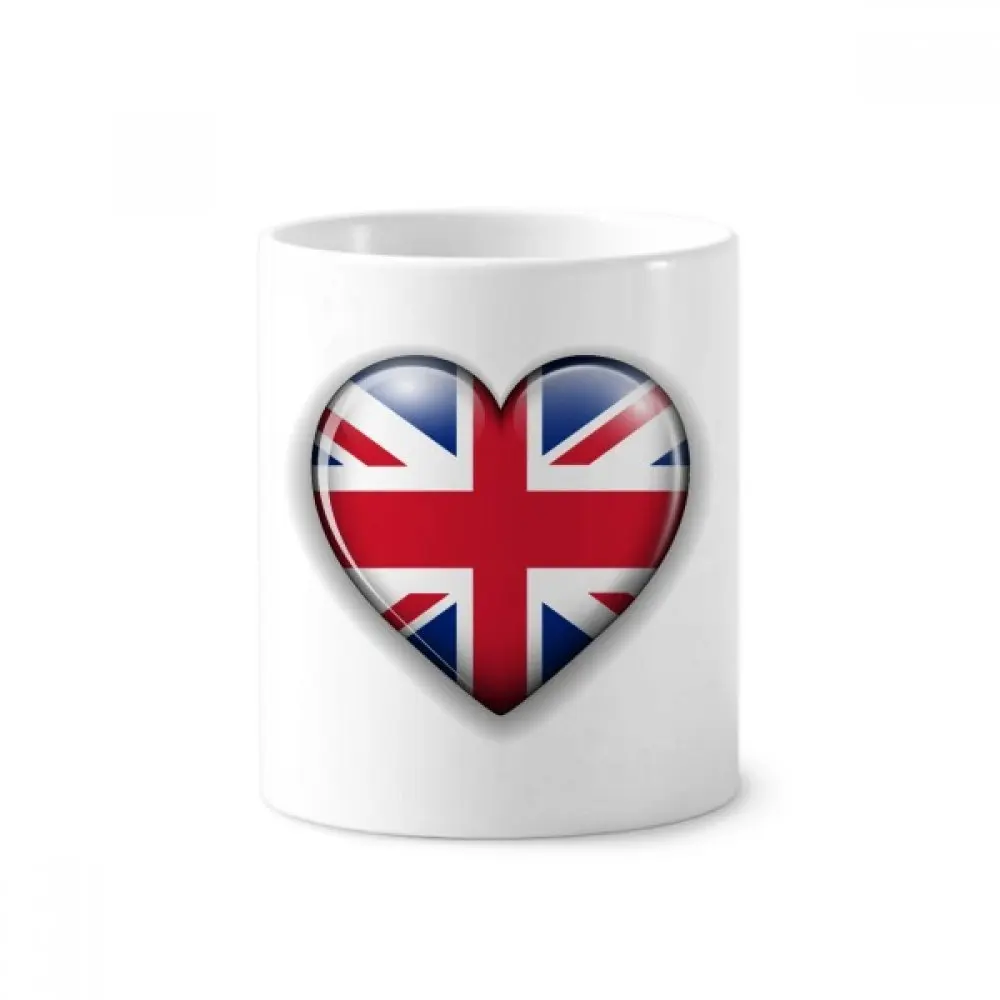 Union Jack Heart-Shaped Britain UK Flag Toothbrush Pen Holder Mug White Ceramic Cup 12oz
Union Jack Heart-Shaped Britain UK Flag Toothbrush Pen Holder Mug White Ceramic Cup 12oz