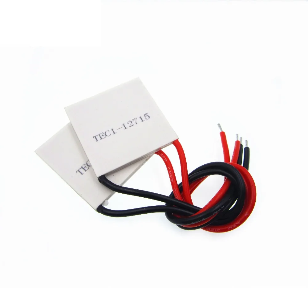TEC1 12715 12715 136.8W 12V-15.4V 15A TEC Thermoelectric Cooler Peltier 12715 If you want good quality, please choose us
TEC1 12715 12715 136.8W 12V-15.4V 15A TEC Thermoelectric Cooler Peltier 12715 If you want good quality, please choose us