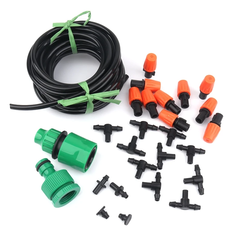 5m 10m Micro Spray Irrigation System 4/7mm Hose DIY Adjustable Sprinkler Outdoor Plant Greenhouse Garden Automatic Watering Kits
5m 10m Micro Spray Irrigation System 4/7mm Hose DIY Adjustable Sprinkler Outdoor Plant Greenhouse Garden Automatic Watering Kits