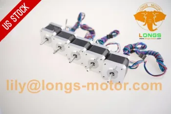 USA & EU Free Shipping! Stepper Motor 5PCS 17HS4417P1-X4 Nema17 57oz.in 1m cable W Connector 3D Printer DIY LONGS MOTOR
USA & EU Free Shipping! Stepper Motor 5PCS 17HS4417P1-X4 Nema17 57oz.in 1m cable W Connector 3D Printer DIY LONGS MOTOR