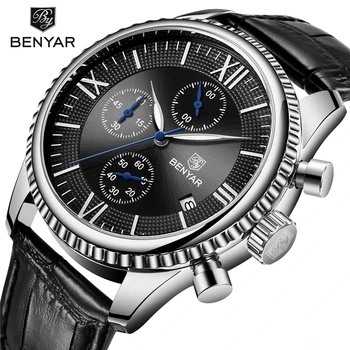 BENYAR Fashion Chronograph Sport Mens Watches Top Brand Luxury Quartz Watch Reloj Hombre Saat Clock Male Hour Relogio Masculino
BENYAR Fashion Chronograph Sport Mens Watches Top Brand Luxury Quartz Watch Reloj Hombre Saat Clock Male Hour Relogio Masculino