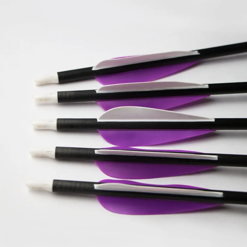 Inside Diameter 6.2mm Carbon Arrow Replaceable Hunting Arrow Carbon Arrow Purple and White Color Recurve Bow Compound Arrow
Inside Diameter 6.2mm Carbon Arrow Replaceable Hunting Arrow Carbon Arrow Purple and White Color Recurve Bow Compound Arrow
