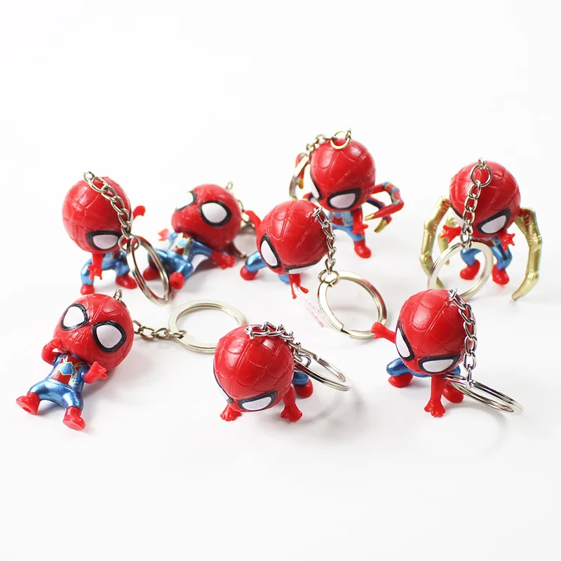 8pcs/lot 5-6cm cute spiderman keychain action figure model toy for children birthday gift
8pcs/lot 5-6cm cute spiderman keychain action figure model toy for children birthday gift
