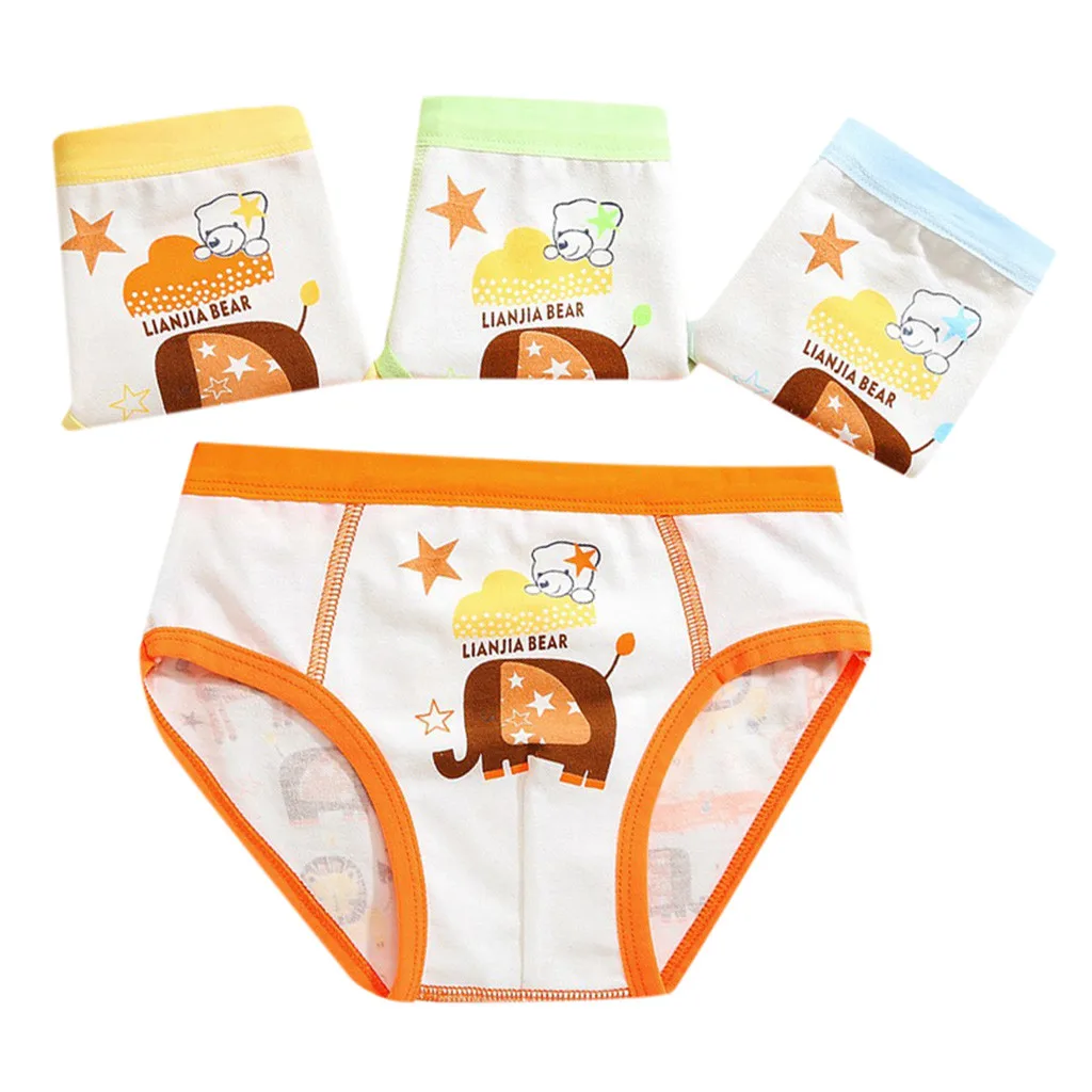 4Pcs Kids Elephant Bear Underwear Children Underpants Short Pants Soft Underpants Baby Knickers Cartoon Underwear M1224
4Pcs Kids Elephant Bear Underwear Children Underpants Short Pants Soft Underpants Baby Knickers Cartoon Underwear M1224