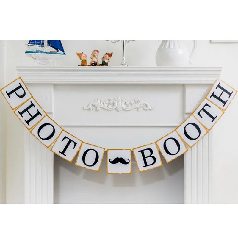 Just Married Party Accessories Bunting Garland Banner Wedding Car Decoration Photo Booth Prop DIY Wedding Events Supplies Gifts