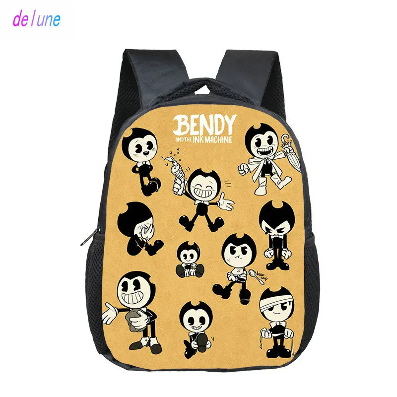 Bendy and the ink machine school bags backpack for children girl boy infant Cartoon kids bag satchel toddler schoolbags
Bendy and the ink machine school bags backpack for children girl boy infant Cartoon kids bag satchel toddler schoolbags