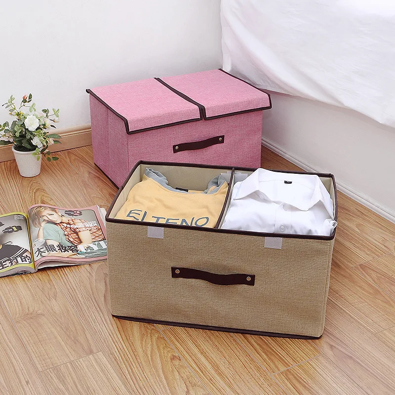 High Quality Cotton Linen Storage Box Double Cover Gift Large-capacity Simple Finishing Box Debris Organizers Storage Box Tools
High Quality Cotton Linen Storage Box Double Cover Gift Large-capacity Simple Finishing Box Debris Organizers Storage Box Tools